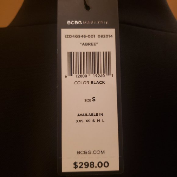 NWT BCBGMAXAZRIA Abree Black Long Sleeve Jacket - Picture 11 of 12